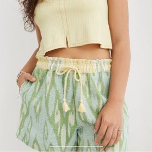Aerie Jacquard High Waisted Short
